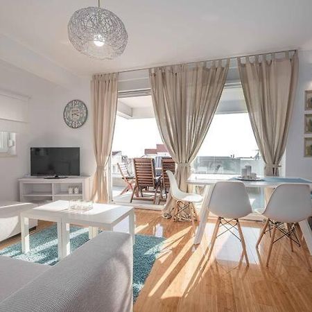 Blue Sky, Modern Sea View Apartment Новалья Экстерьер фото